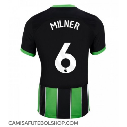 Camisa de time de futebol Brighton James Milner #6 Replicas 3º Equipamento 2024-25 Manga Curta